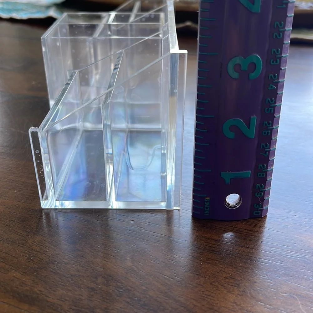 Clear plexiglass organizers